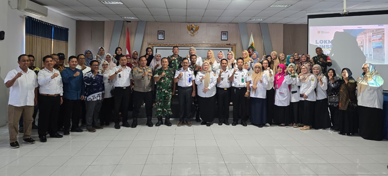 Danramil 0901-02/Sungai Pinang Hadiri Lokakarya Mini Lintas Sektoral Triwulan II Tahun 2026