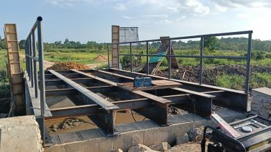 Pengerjaan Jembatan Beton Garuda di Rawa Makmur Dipercepat, Dukung Aktivitas Warga