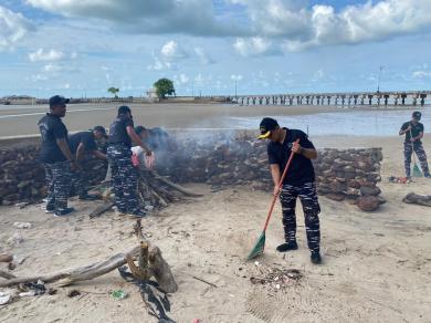 Lanal Dabo Singkep Gelar Persami KKRI TW II Tahun 2026