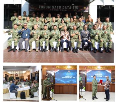 PUSINFOLAHTA TNI GELAR  FORUM SATU DATA TNI