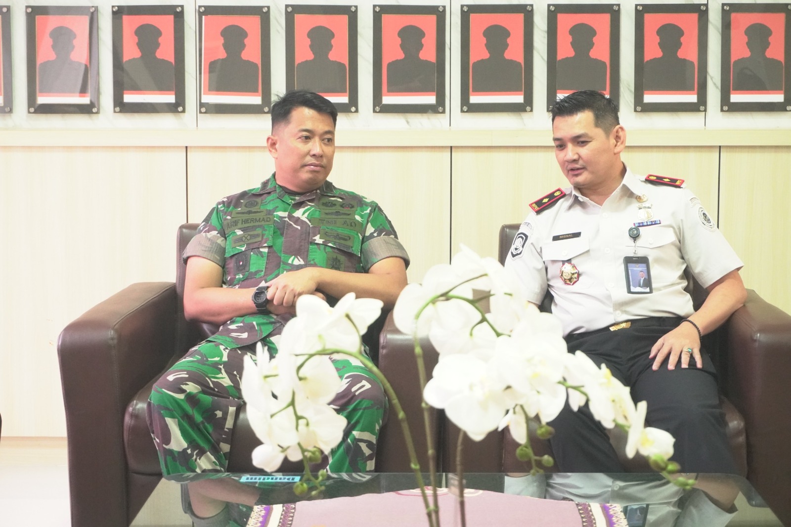 Dandim 0901/Samarinda Menerima Audiensi Kepala Kantor Imigrasi Kelas I TPI