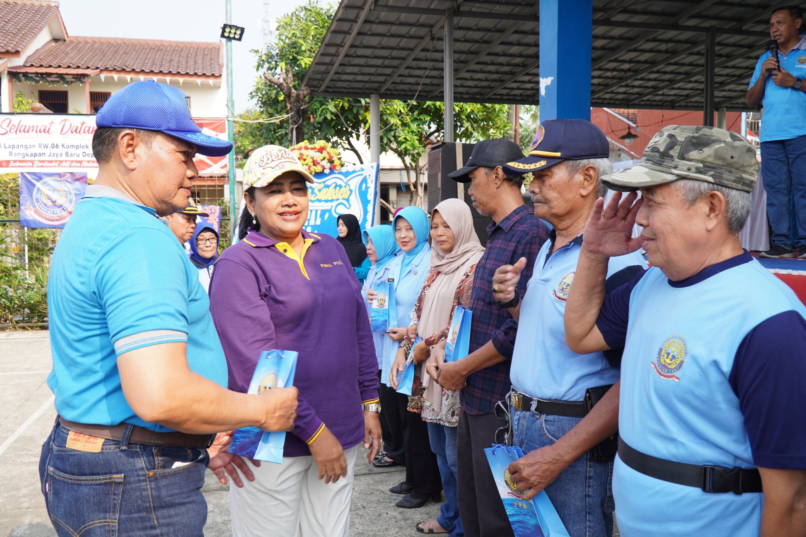 Semarak HUT Ke-40, PPAL Gelar Olahraga Bersama Rayon Depok Pererat Silaturahmi dan Kebersamaan