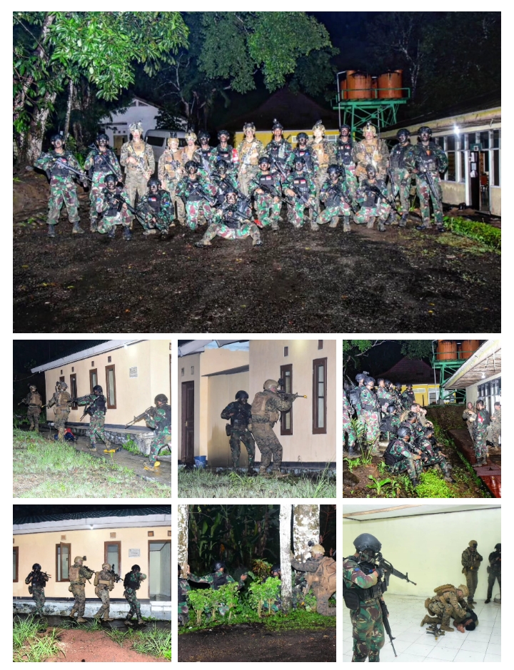 Marinir TNI AL Bersama Marinir Amerika Serikat Laksanakan Serangan Raid