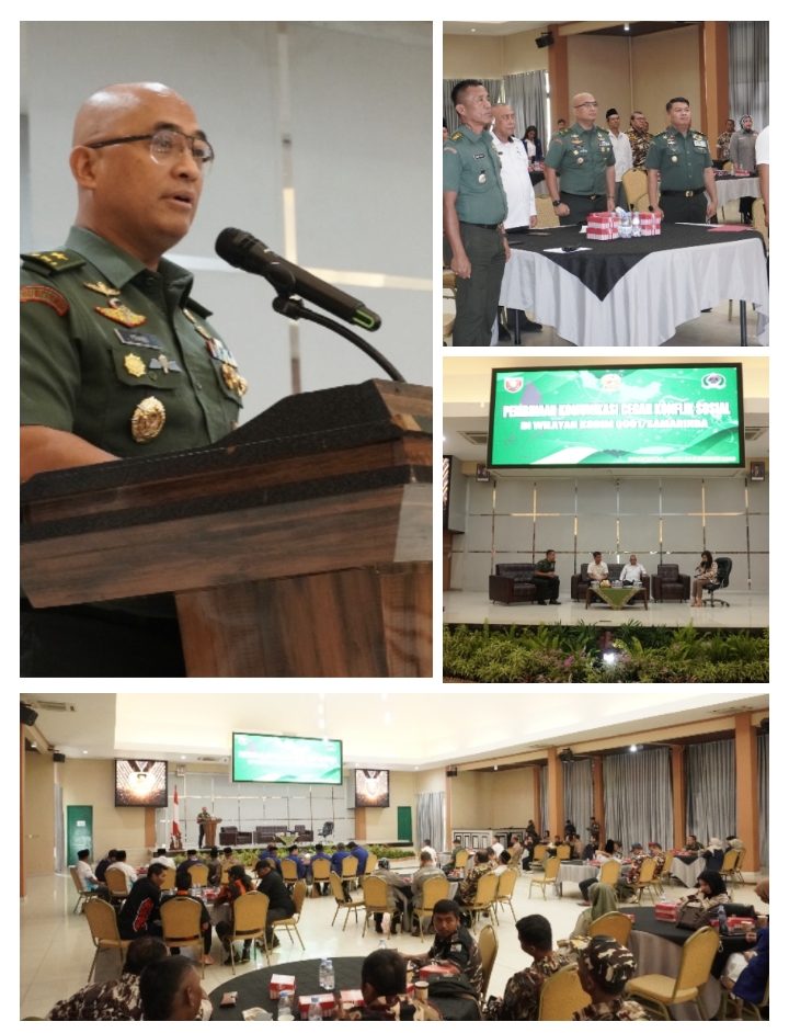 TNI AD Mencegah Konflik Sosial Melalui Kegiatan Binkom di wilayah Teritorial Kodim 0901/Samarinda