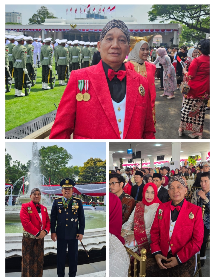KRA Ki Gunarto Gunotalijendro SH,MM Hadiri Upacara HUT RI ke-80 di Istana Merdeka.