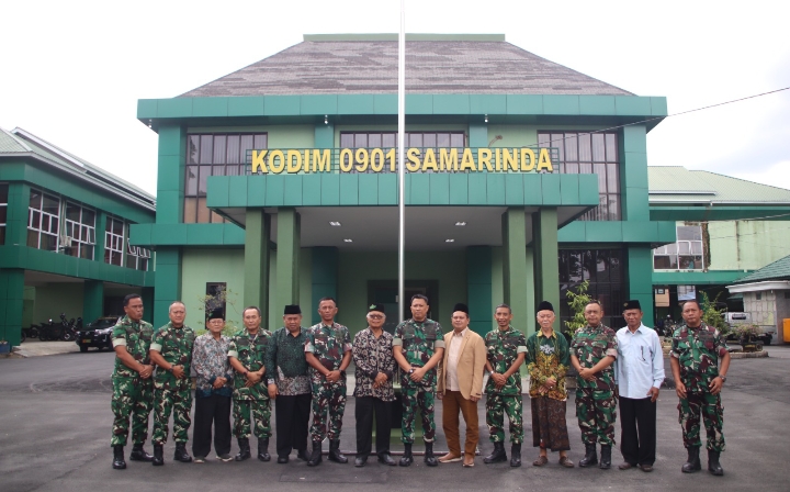 Dandim 0901/Samarinda Terima Kunjungan Silaturahmi PCNU Kota Samarinda