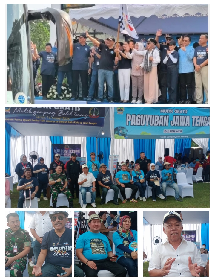 20.000 Perantau Ikuti Mudik Gratis Paguyuban Jawa Tengah   Dengan 326 Bus Gratis 