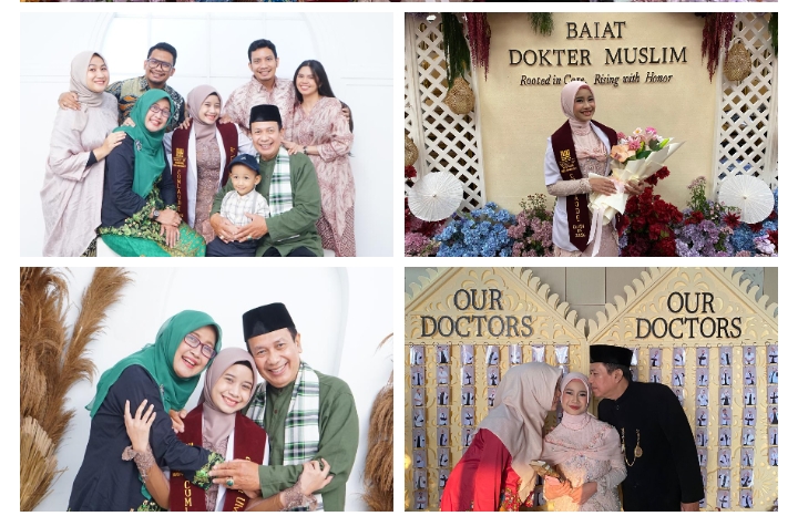 Putri Budayawan Betawi DR. Syaiful Amri, yaitu dr. Lulu Ulviena Lulus dengan Cumlaude
