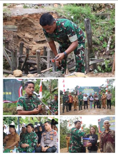 Jembatan Garuda Mulai Dibangun di Pampang, Perkuat Akses dan Konektivitas Desa
