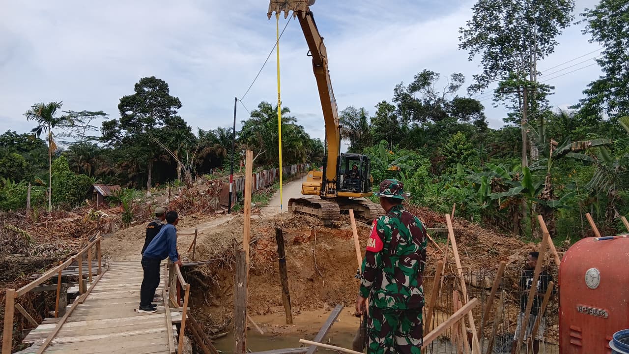 Pembangunan Jembatan Perintis Garuda Tahap III Capai 55 Persen