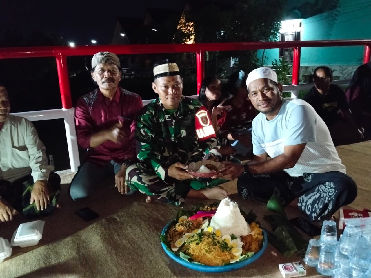 Rasa Syukur Mewarnai Kegiatan Syukuran Selesainya Pembangunan Jembatan Beton Garuda