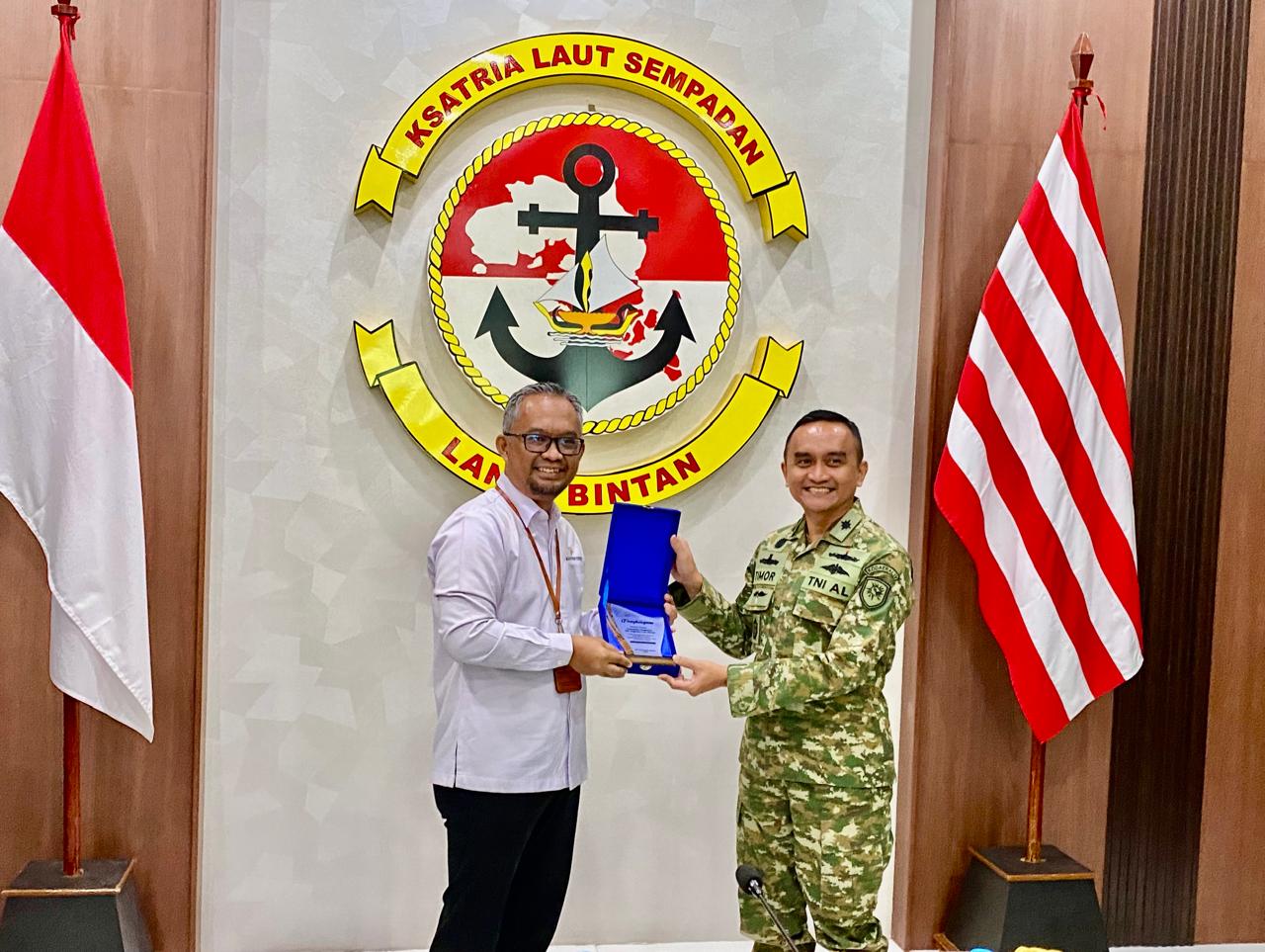 Perkuat Sinergi Sukseskan Sensus Ekonomi 2026, Komandan Lanal Bintan Terima Courtesy Call Kepala BPS