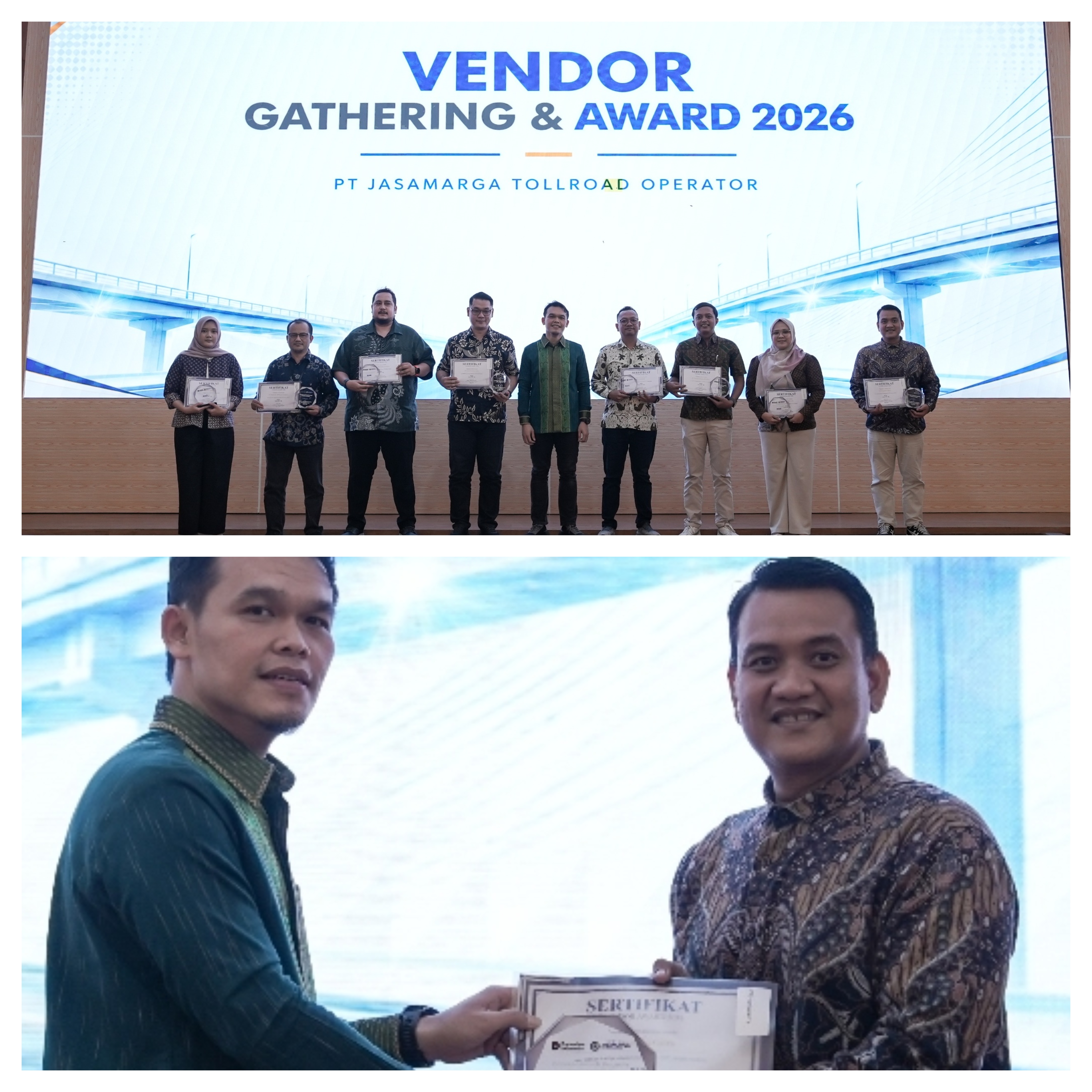 Rizal Swabina Terima Reward Layanan Jalan Tol Rizal Swabina Terima Reward Layanan Jalan Tol