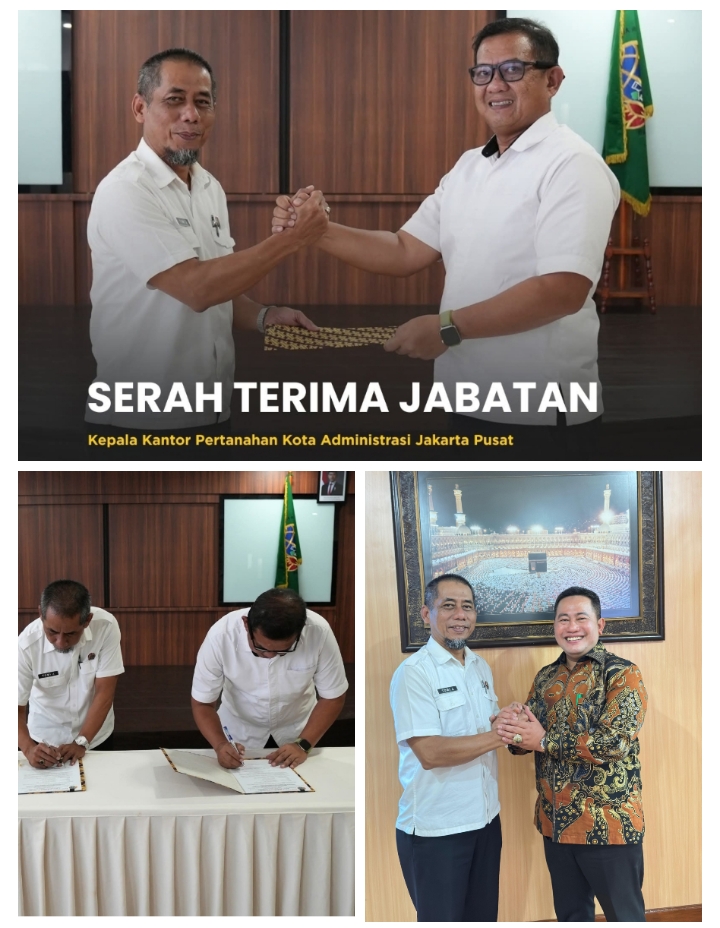 Notaris dan PPAT Dr. H. Noor Rohmat SH M.Kn Hadiri Sertijab Kepala Kantor Pertanahan Jakarta Pusat 
