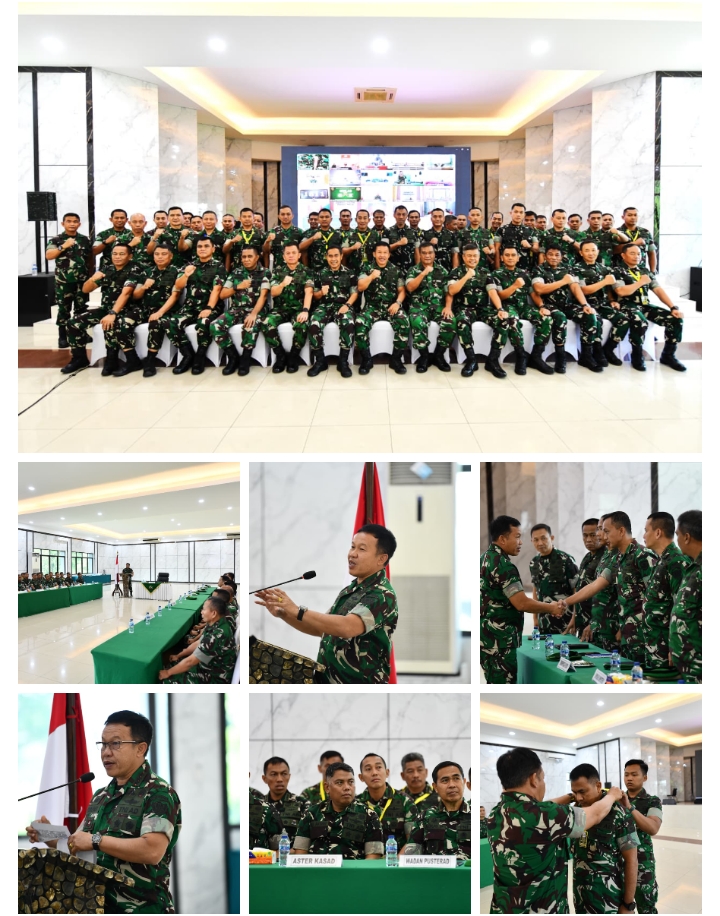 Danpusterad Pimpin Upacara Pembukaan MTT Katpuan Apkowil Tersebar TA 2026