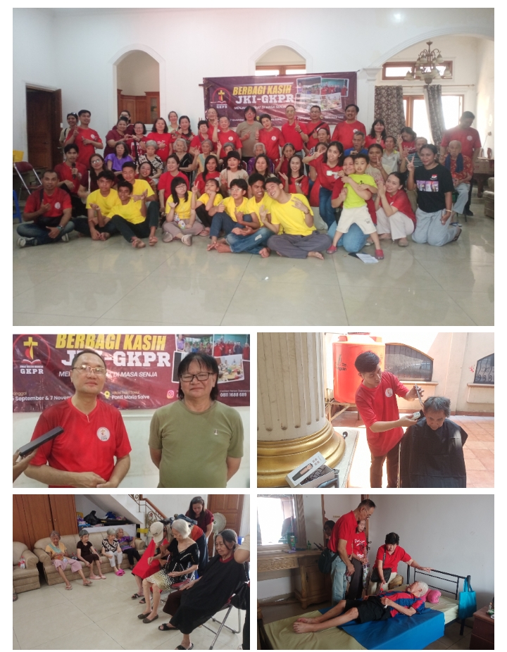 JKI-GKPR Gelar Bakti Sosial "Menjadi Berkat Di Usia Senja Bagi Lansia dan Anak Panti"